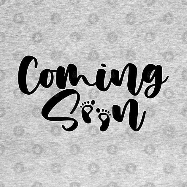 Coming soon. Baby reveal pregnancy announcement. Perfect present for mom mother dad father friend him or her by SerenityByAlex